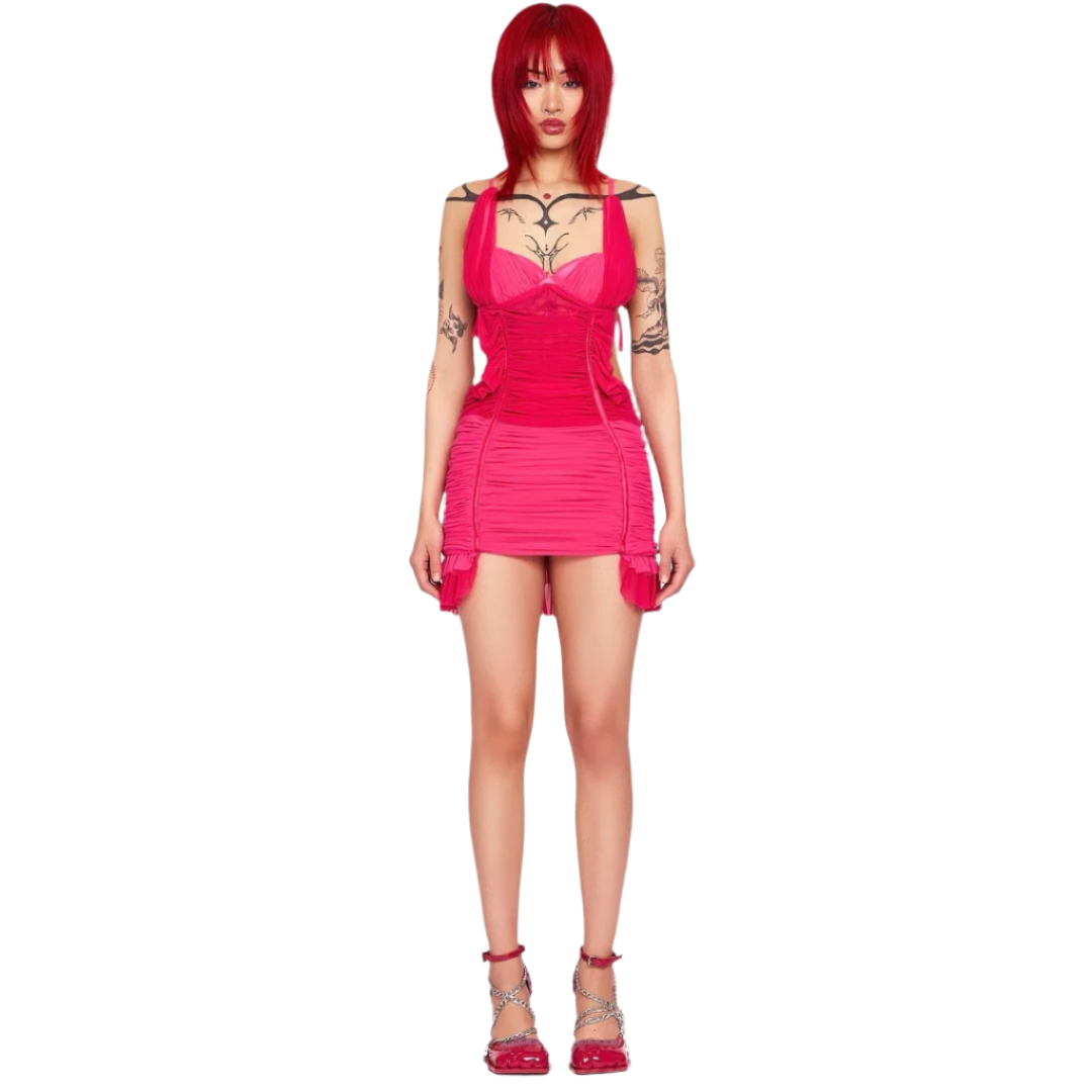 Cupid’s Aftermath Dress in Pink (XS-XL)