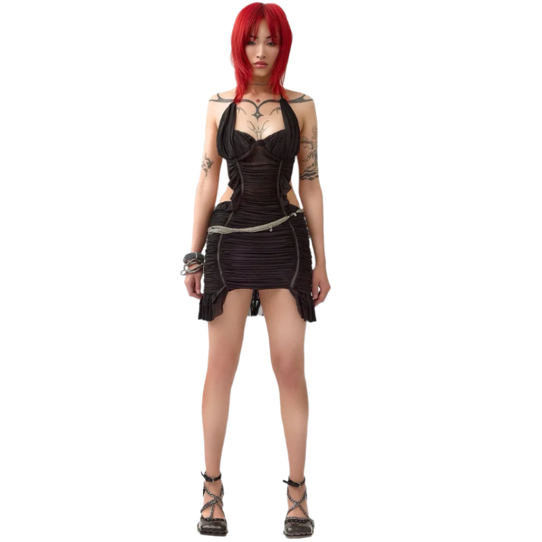 Cupid’s Aftermath Dress in Black (XS-XSL)