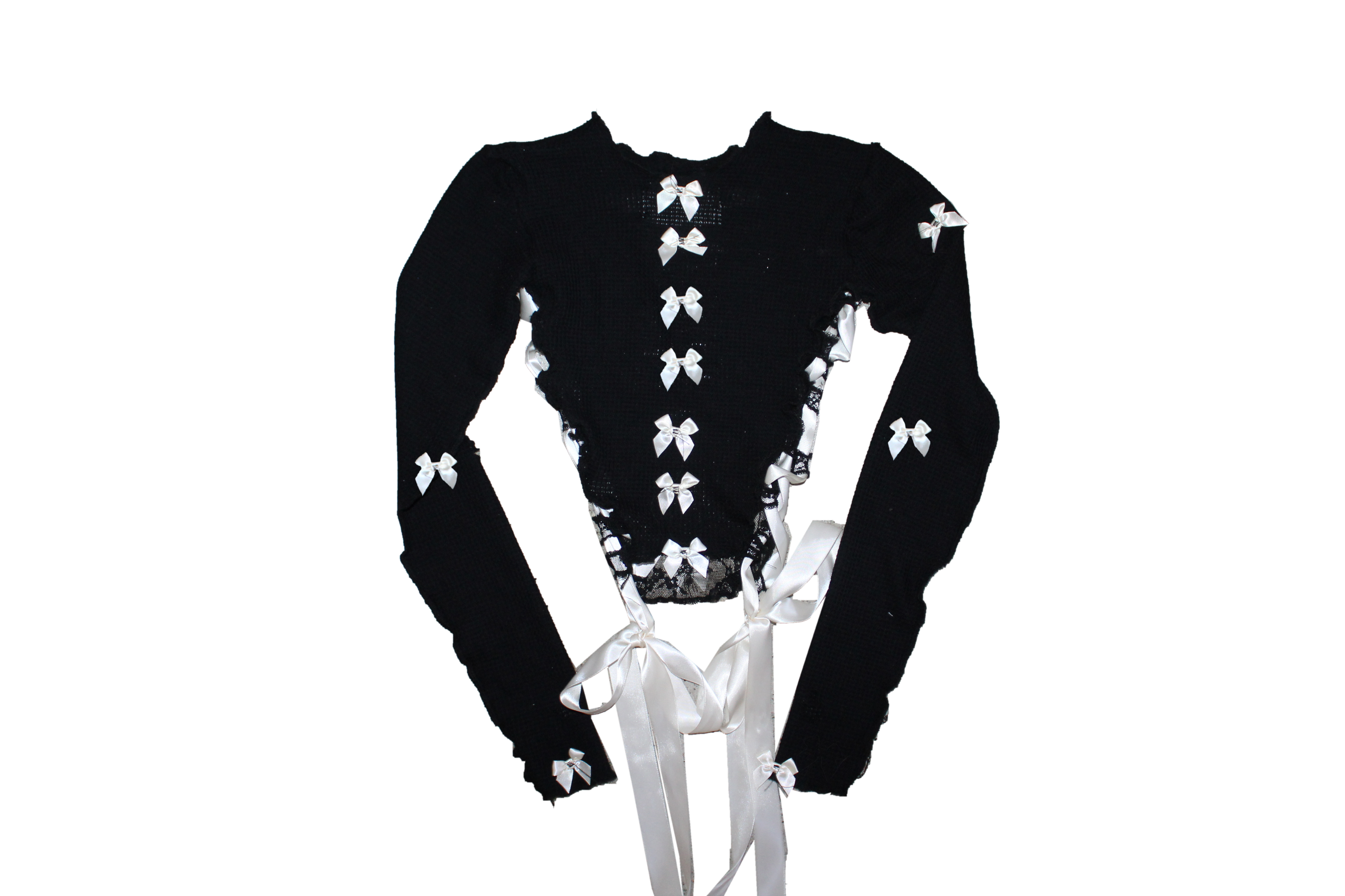 black ୧ .˚ₓ milk  sweater