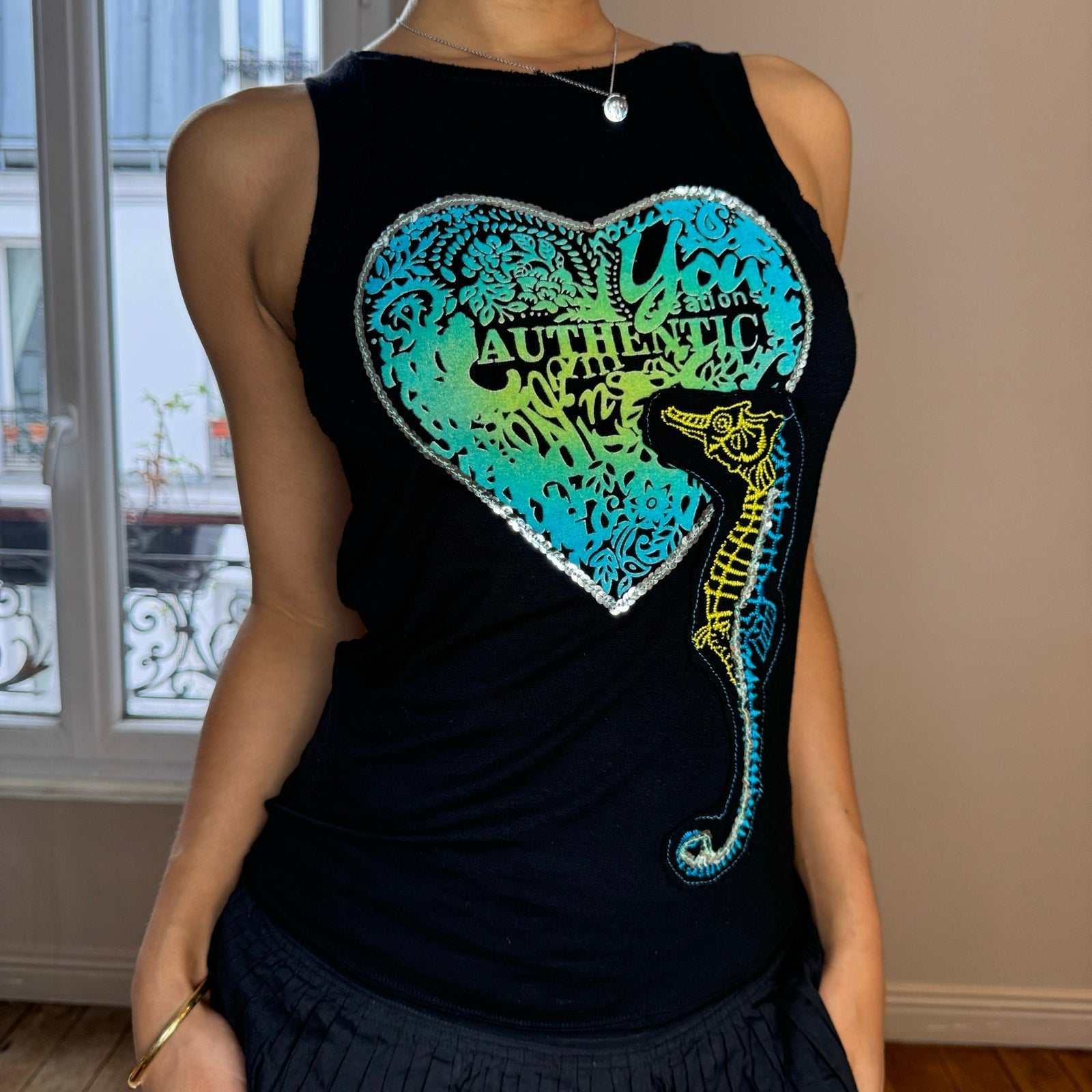 Vintage Sequin Tank (S)