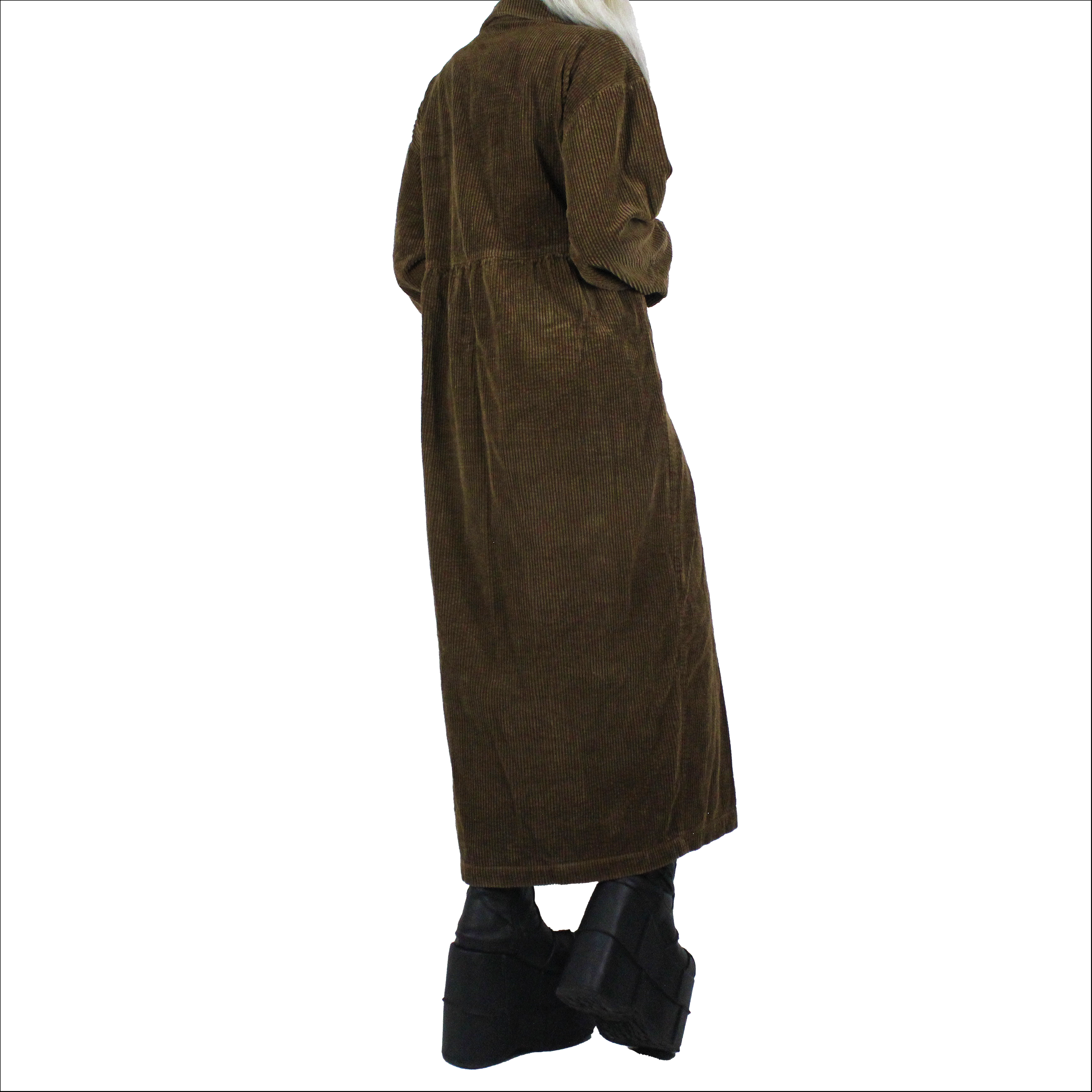 80s Corduroy Dress (XL)