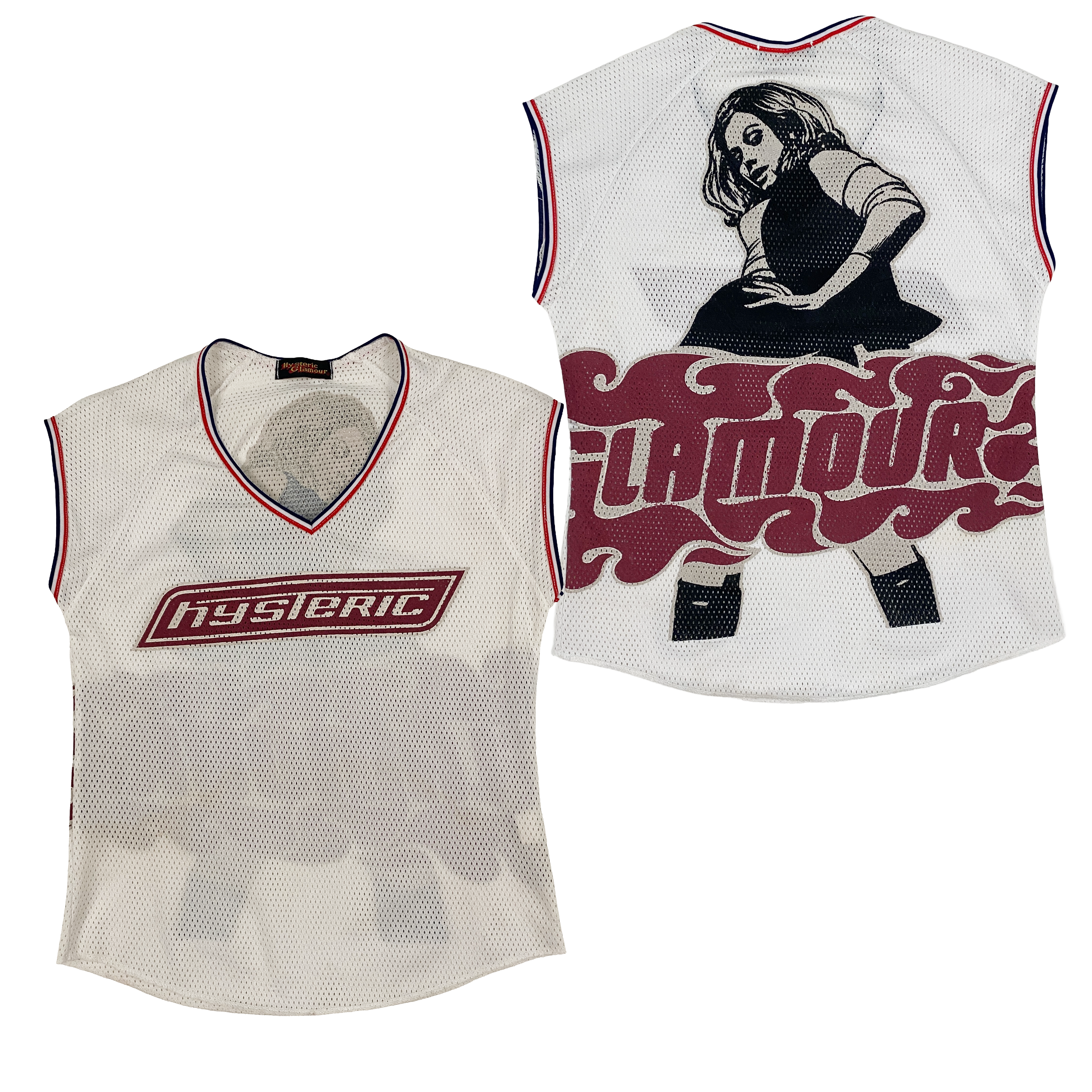 Hysteric Glamour Mesh Graphic Jersey Top (XS/S) – Holy Thrift
