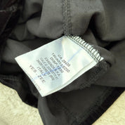 Vintage Italian Black Velvet Mini Dress (S)