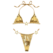 Charmed Bikini Top Gold (XS-XL)