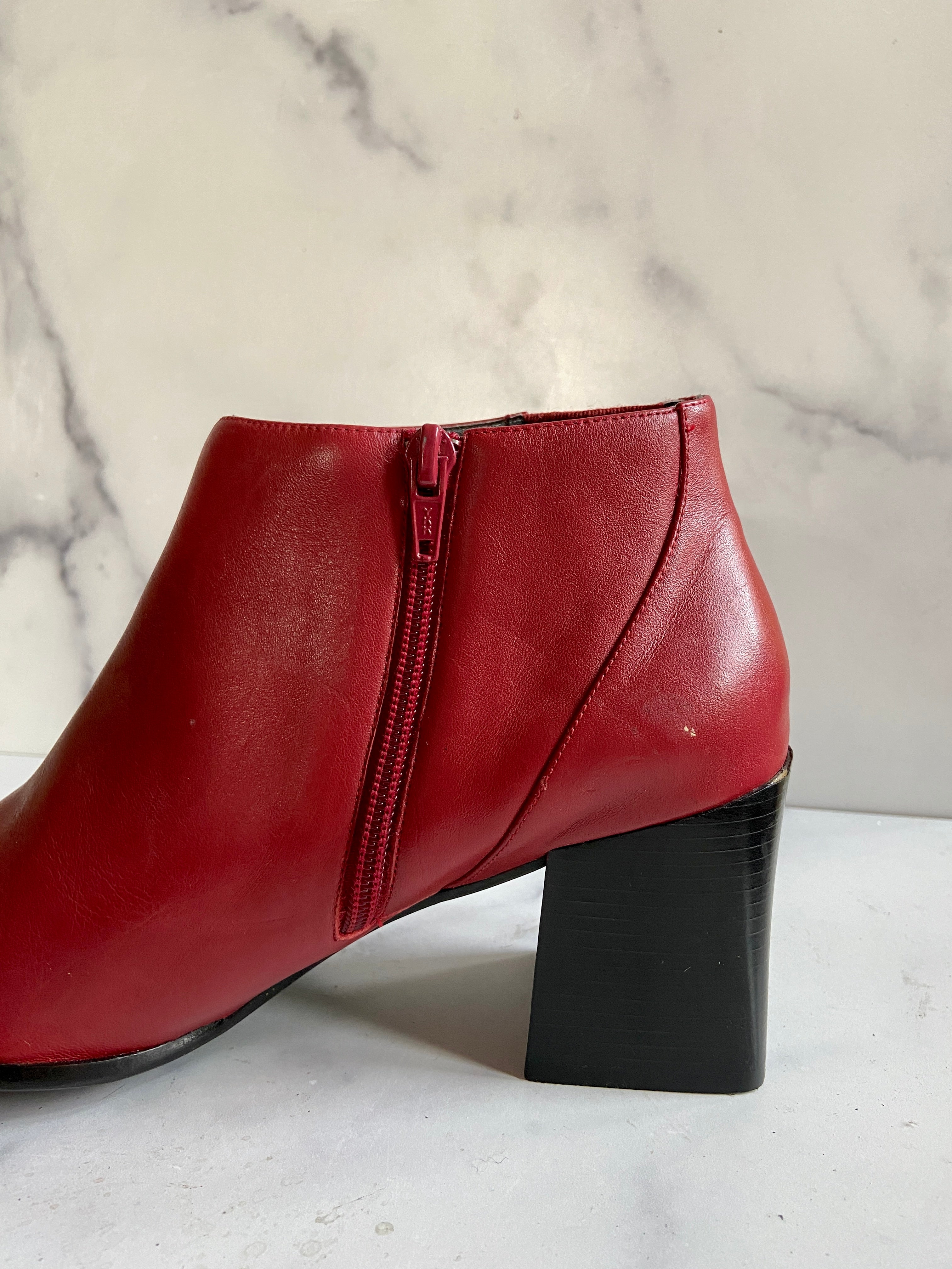 Pazzo red Ankle boots
