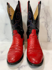 Red & Black Cowgirl Boots (9)
