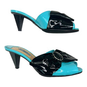 Prada Patent Bow Kitten Heels (8.5)