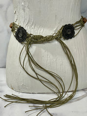 Vintage macrame belt