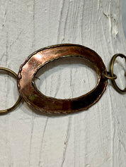 Vintage, Hammered Brass and Copper