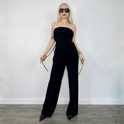 Strapless Black Jumpsuit