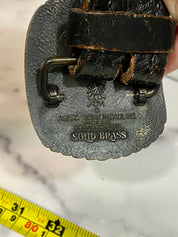 Vintage solid brass belt