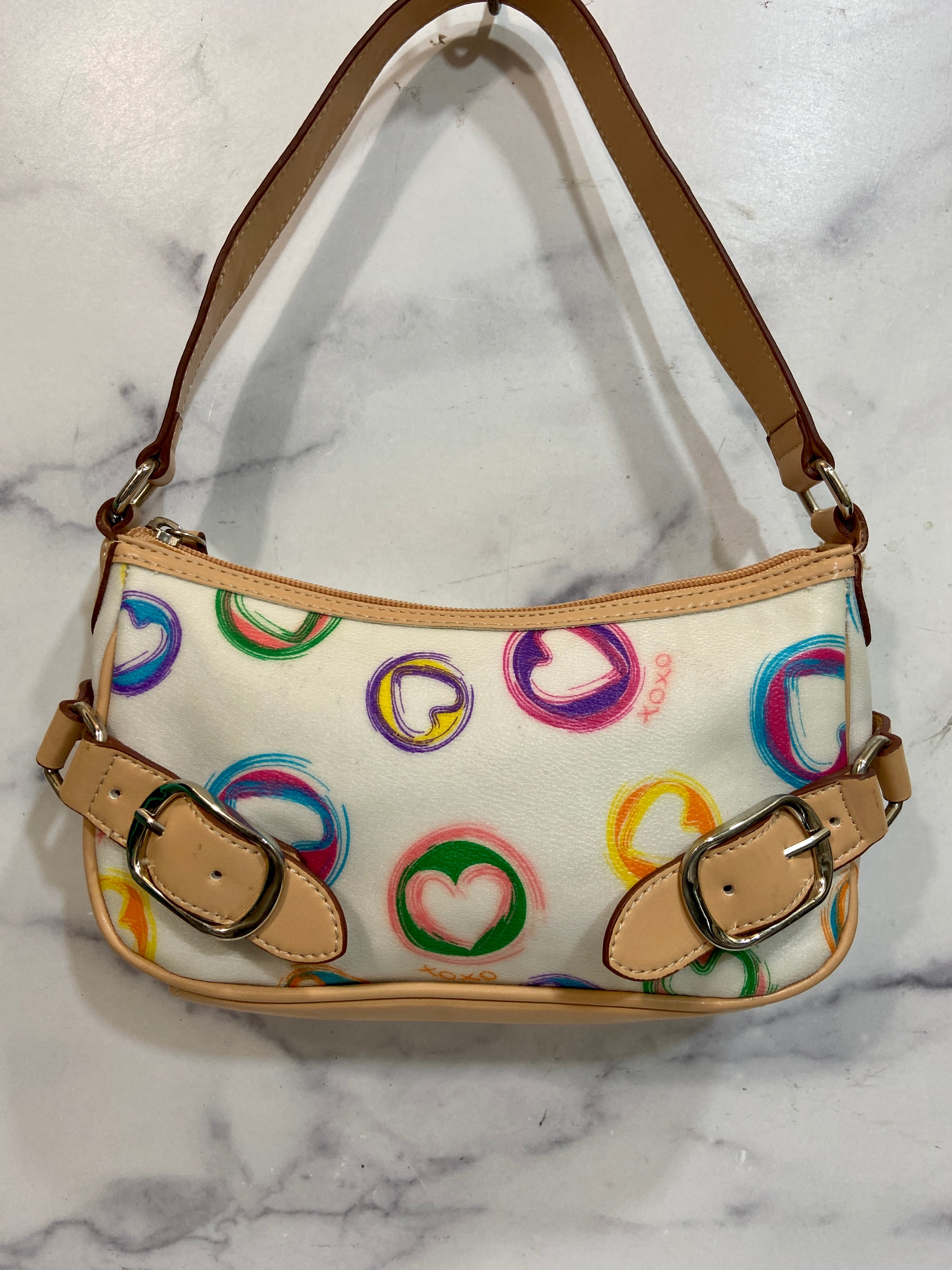 XOXO heart print mini bag