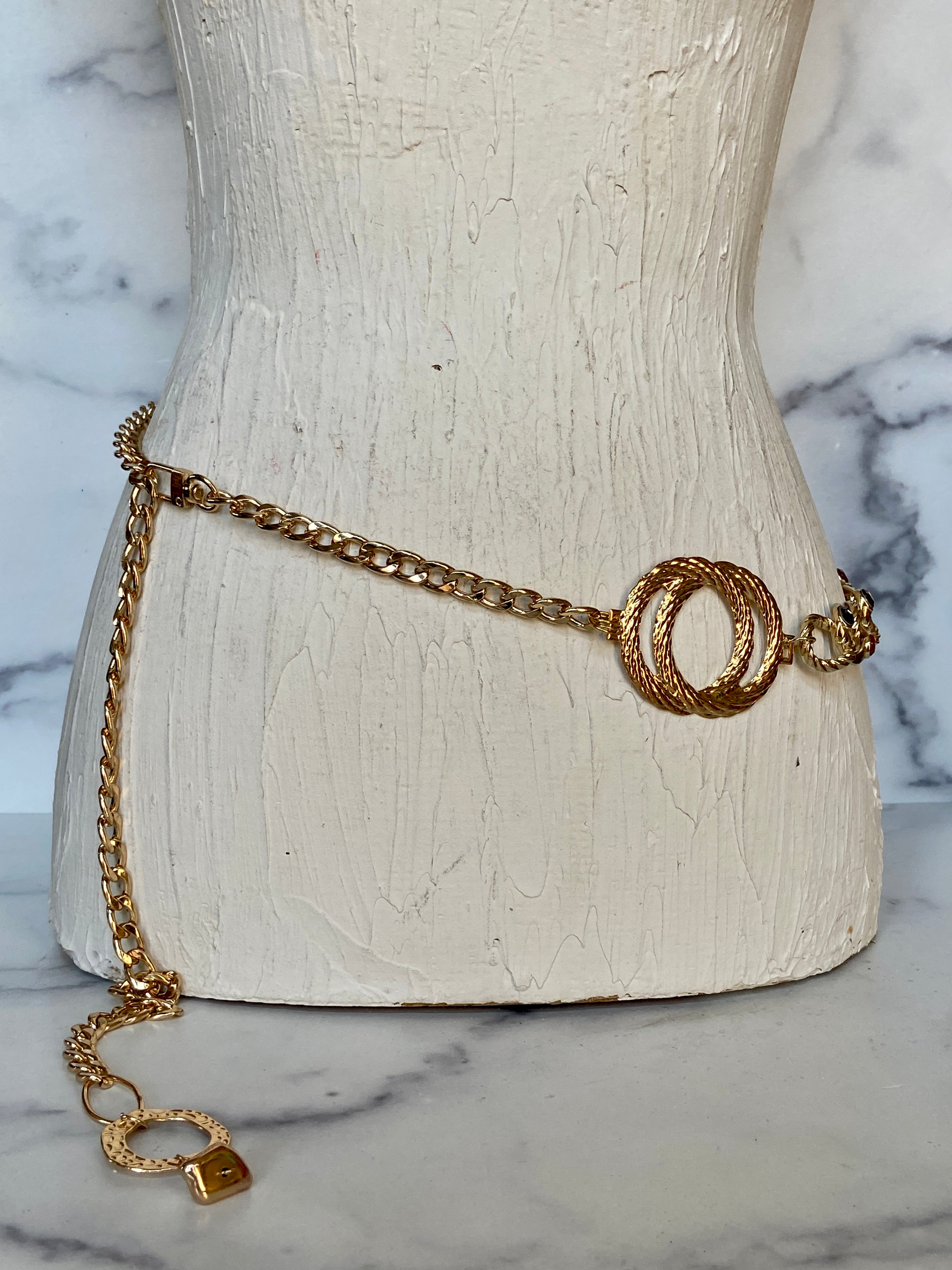 Gold &colors waist chain belt
