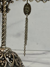 Silver earrings