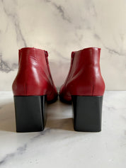 Pazzo red Ankle boots