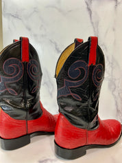 Red & Black Cowgirl Boots (9)