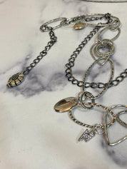 Layers metal chain belt