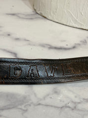 Vintage solid brass belt