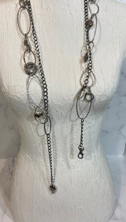 Layers metal chain belt