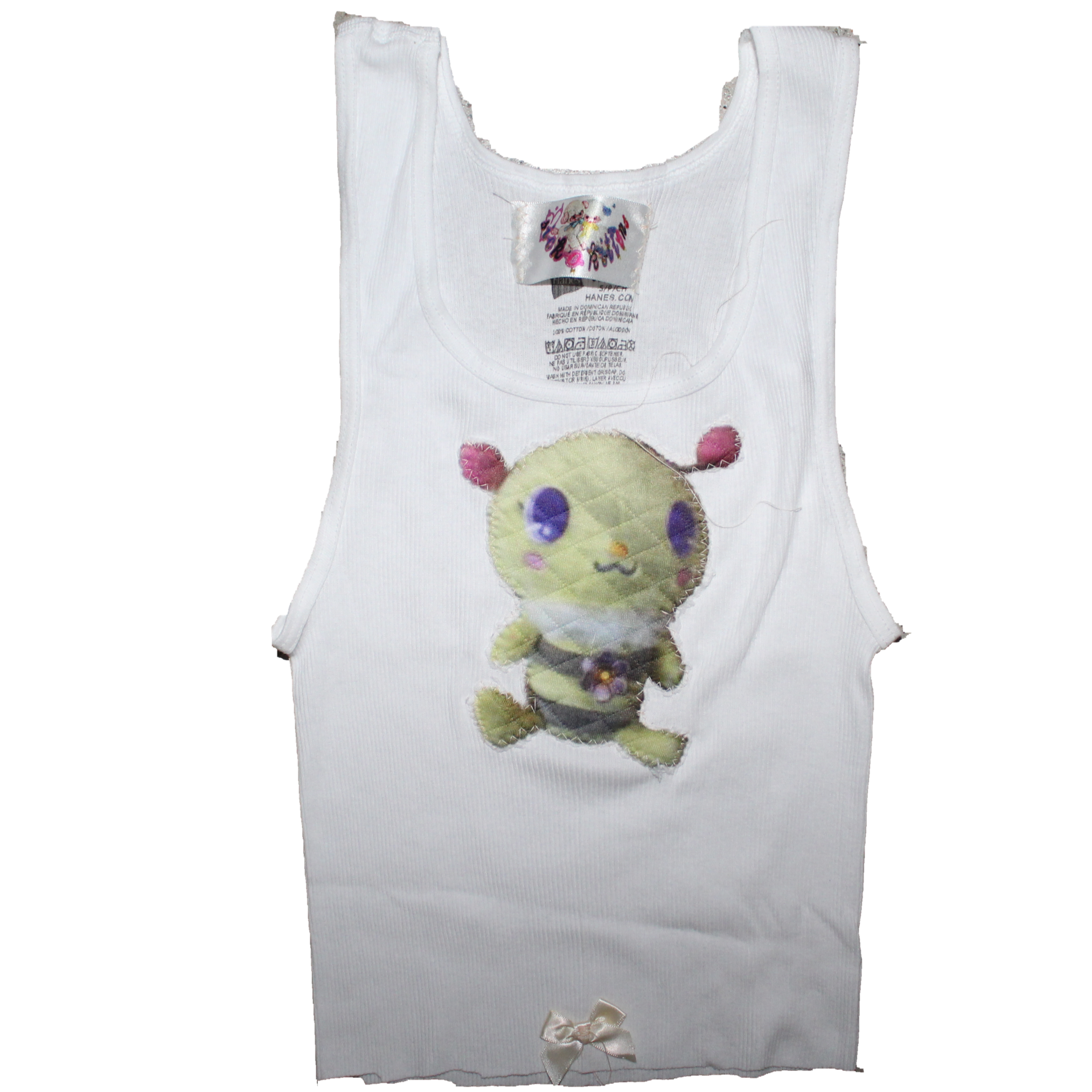 cabbage . white tank .