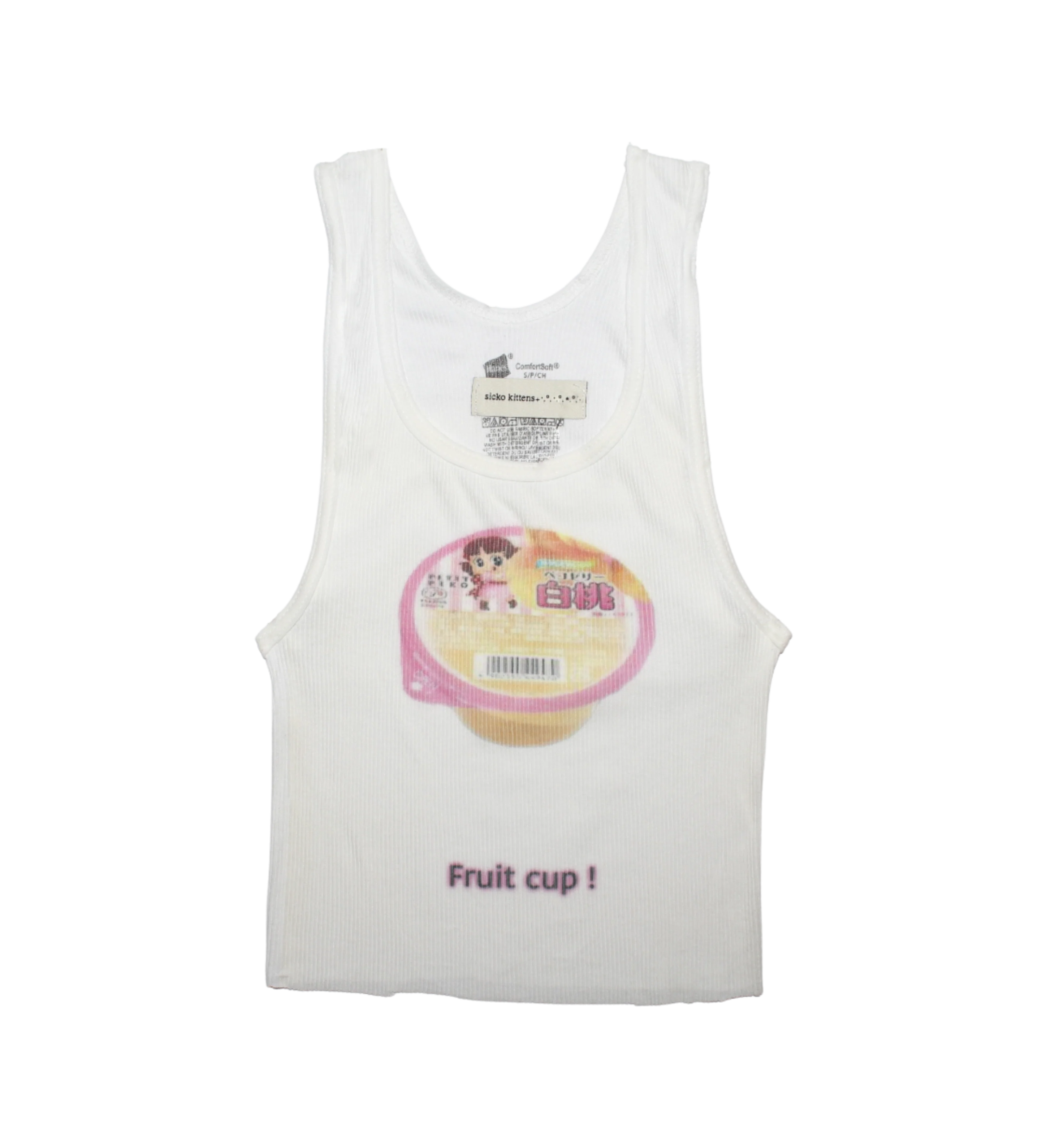 pink fruit cup ! (荔枝) top