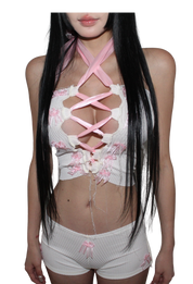 ‧₊˚🖇️🎀✩ ₊˚🎧⊹♡ pink gelatin butt shorts ‧₊˚🖇️✩ ₊˚🎧⊹♡ 🐬