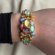 Crystal & Gem Filled Hidden Dial Watch