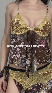 Embellished Silk Fairy Skirt Set (S)