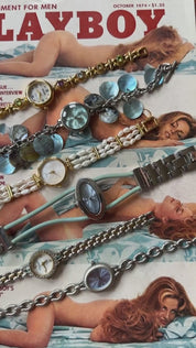 Baby Blue Diamond and Pearl Watch