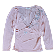 Mandalay Sheer Blush Blouse (S)