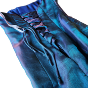 Peacock Strapless Flutter Formal Dress (S)