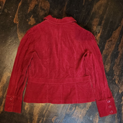 Deep Red Corduroy Jacket (XL)
