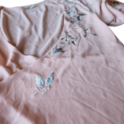 Mandalay Sheer Blush Blouse (S)