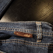 Y2K Dark Wash Studded Jeans (S)