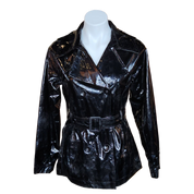Sexy Pleather Trenchcoat