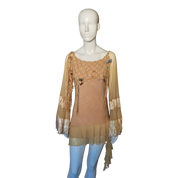 Vintage Dreamy Boho Blouse (M)