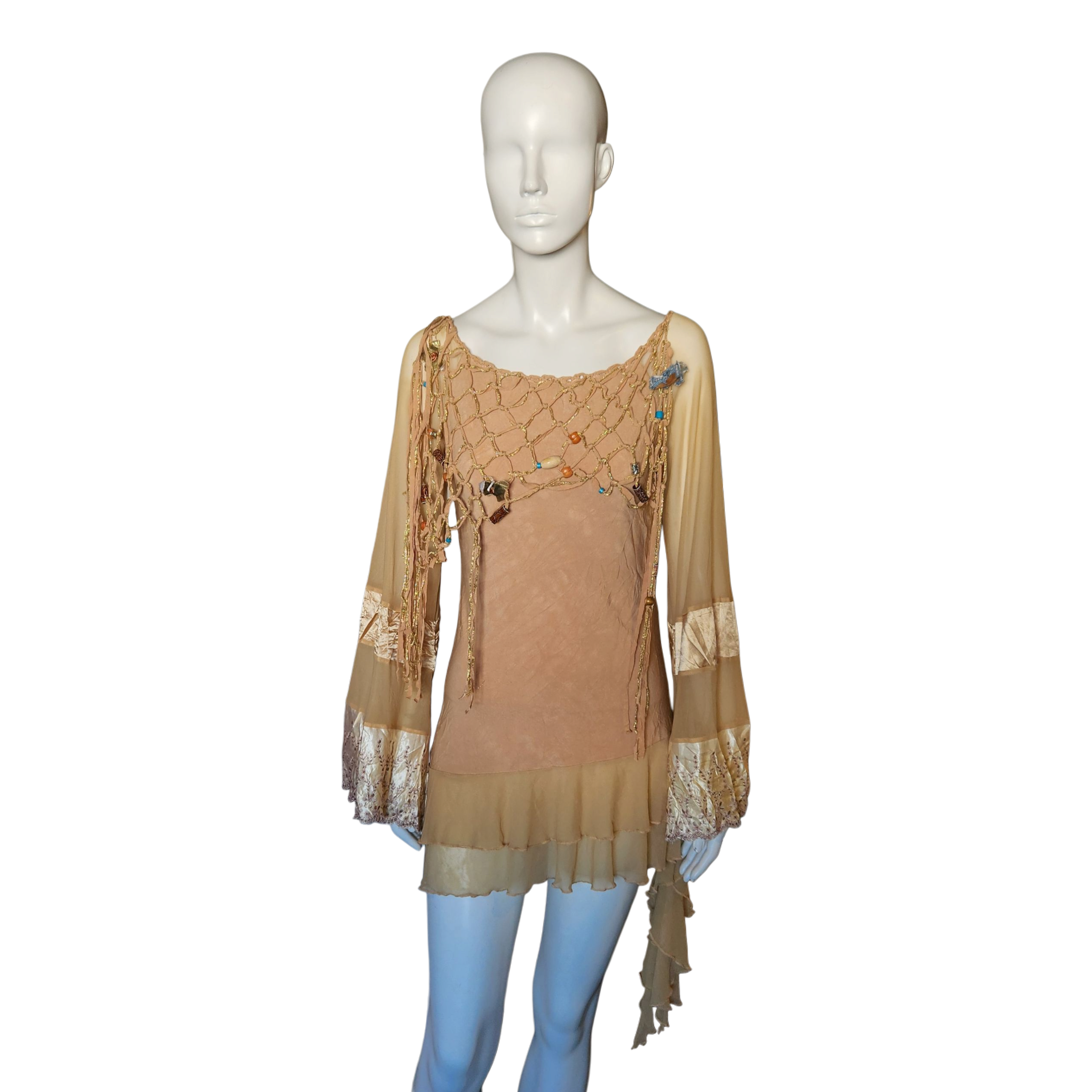 Vintage Dreamy Boho Blouse (M)