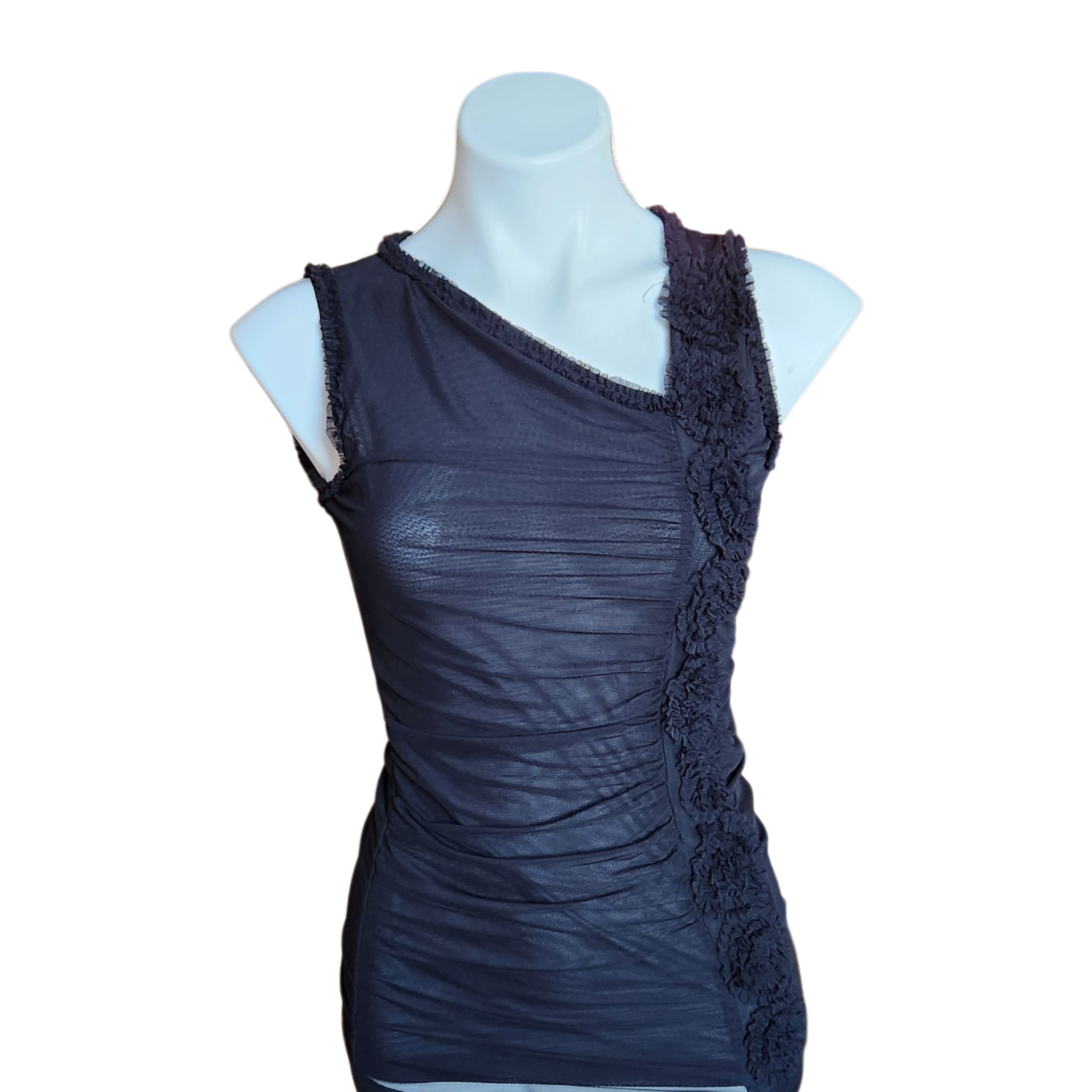 Vivienne Tam Ruffled Tank (XS)