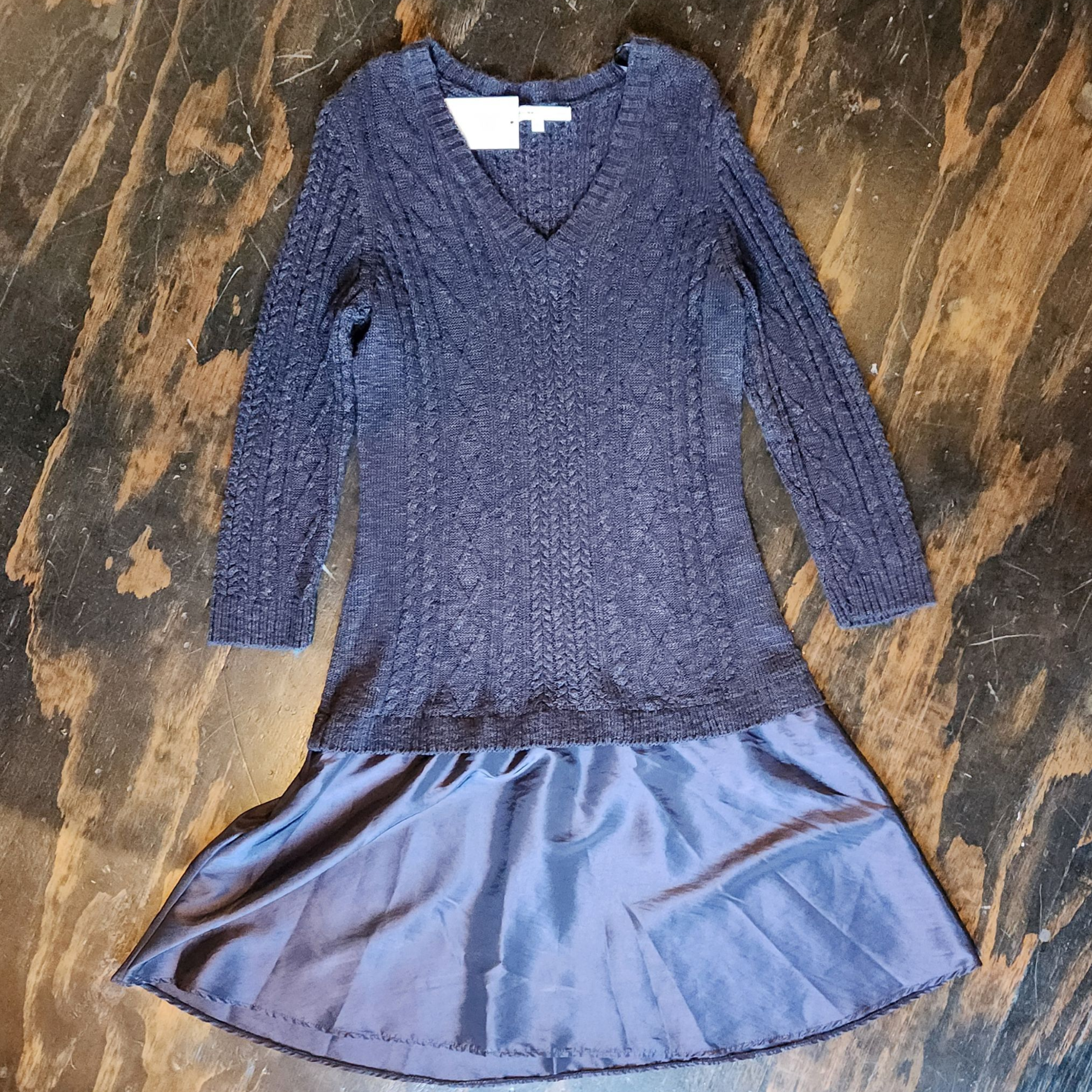 Gothic Sparkle Sweater Dress (XL)