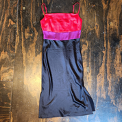 Strappy Sweetheart Double Slit Dress (S)