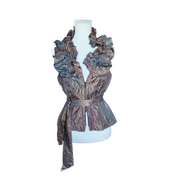 Anne Fontaine Ruffle Halter Top (M)