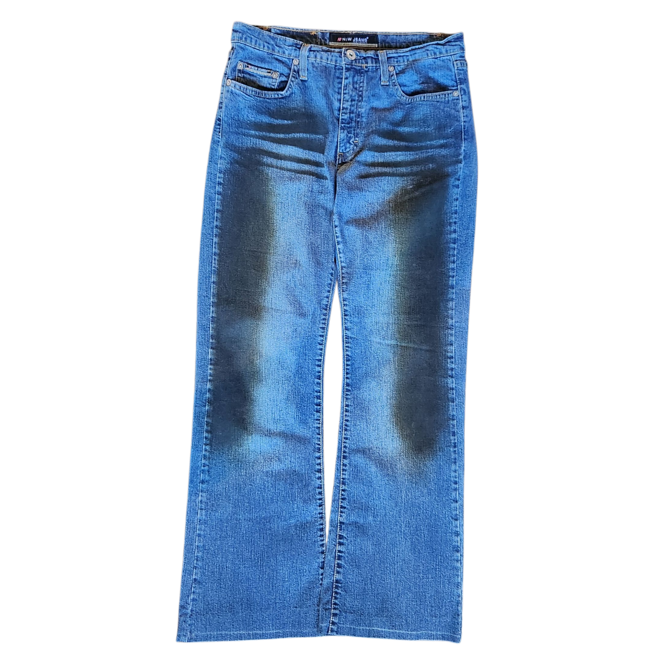 Inverted Fade Denim Jeans (XS)