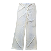 Snakeskin Printed Flare Pants