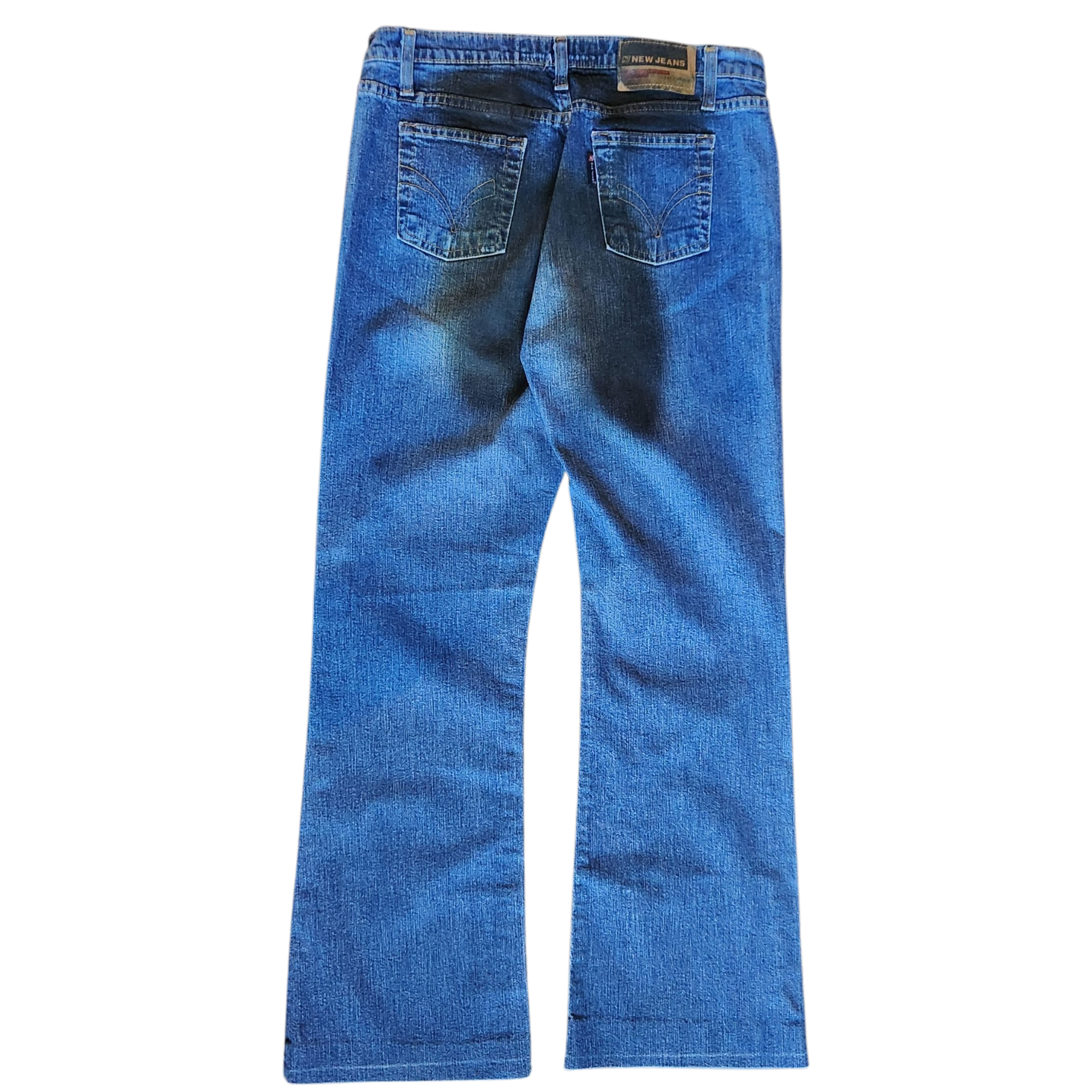 Inverted Fade Denim Jeans (XS)
