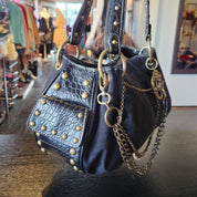 Sexy Gold Studded Bag