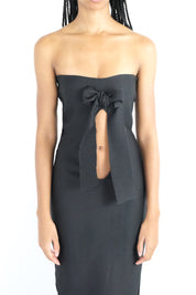 Noir Cutout Maxi Dress (XS)