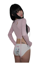 . ݁₊ ⊹ sherbet, plain milk sweater