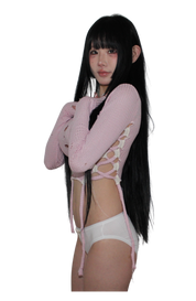 . ݁₊ ⊹ sherbet, plain milk sweater