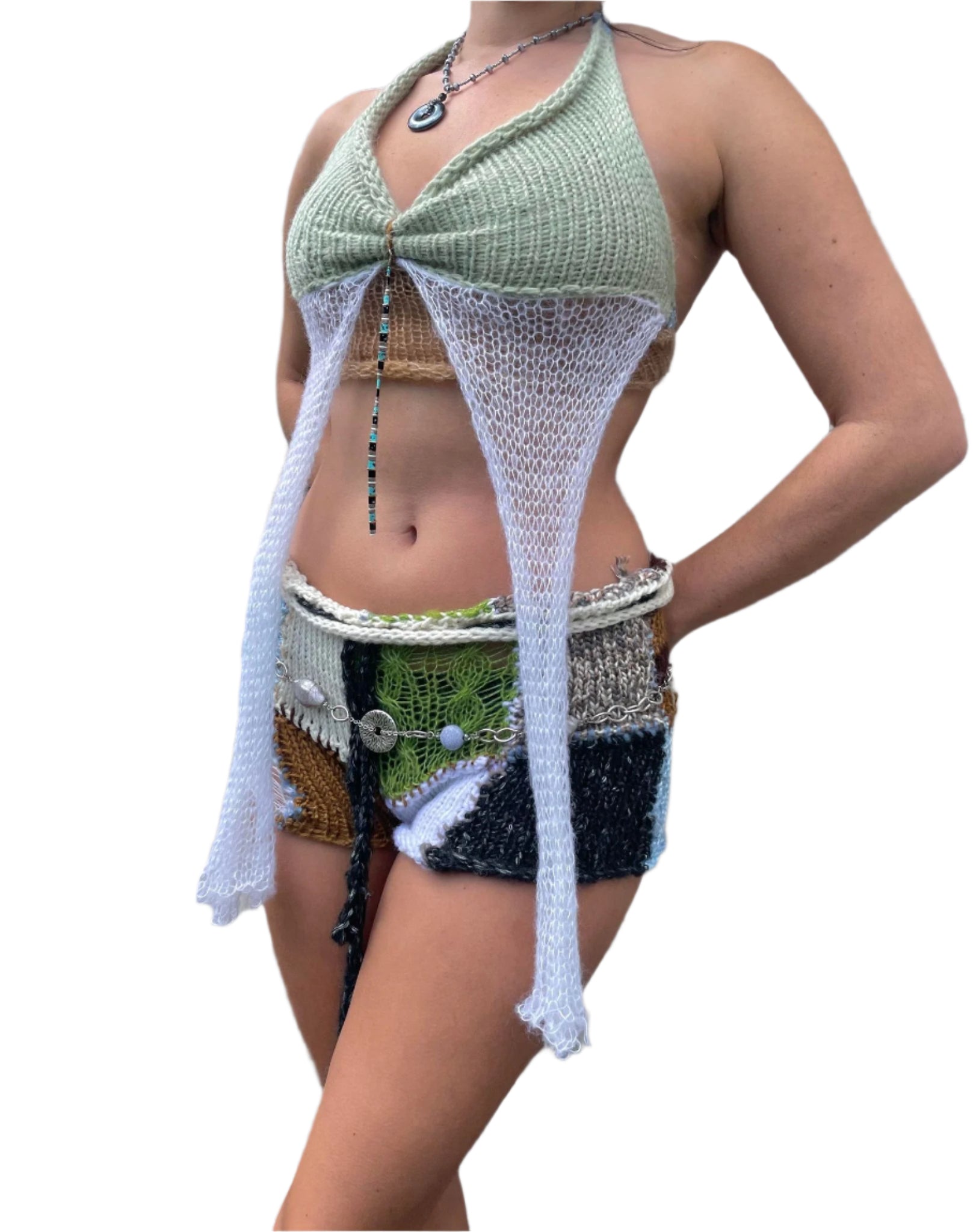 Patchwork Shorts (XS-XL)