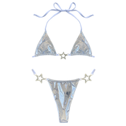 Charmed Bikini Top Silver (XS-XL)